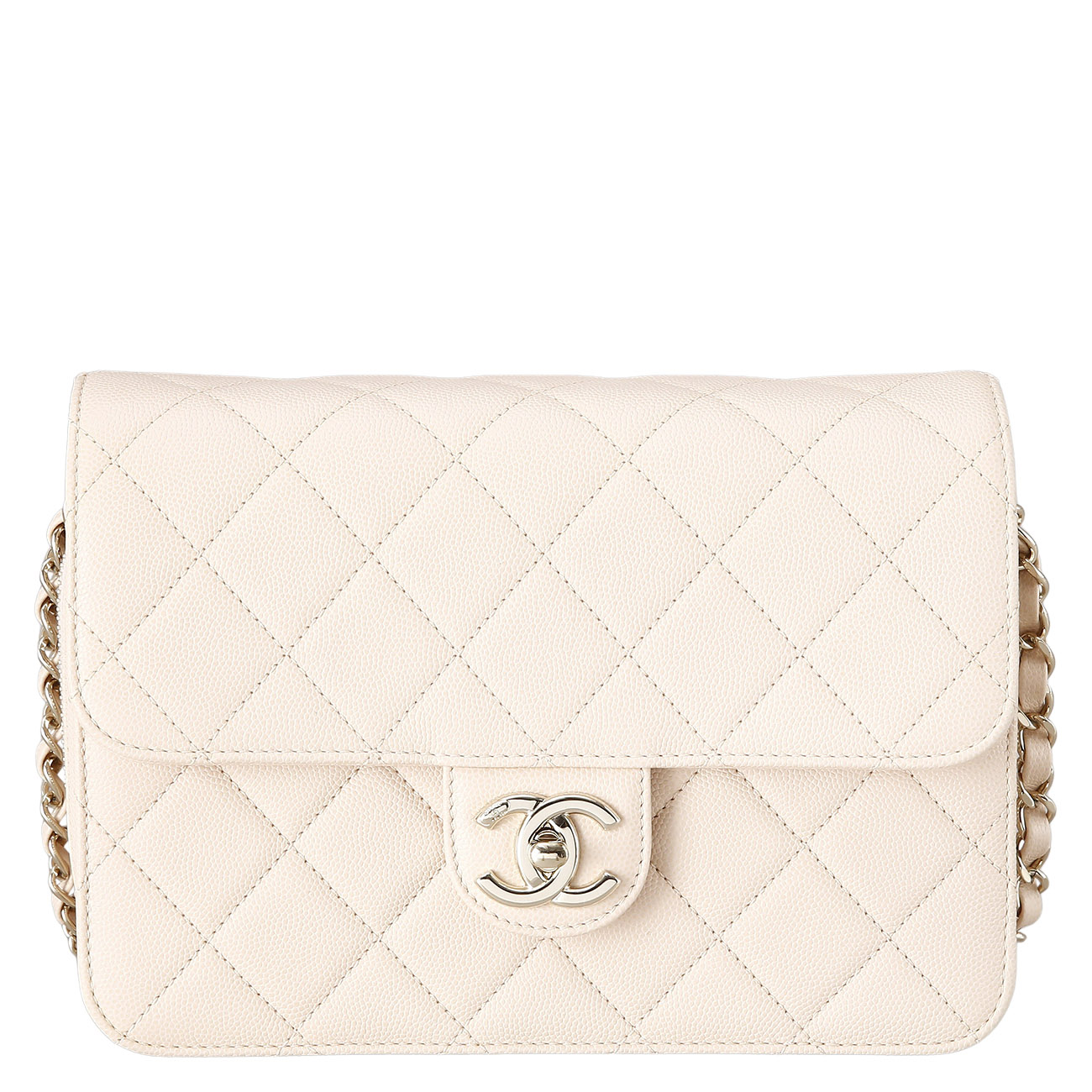 CHANEL(USED)샤넬 AS3003 시즌 크루즈 컬렉션 스몰 플랩백(핑크베이지)