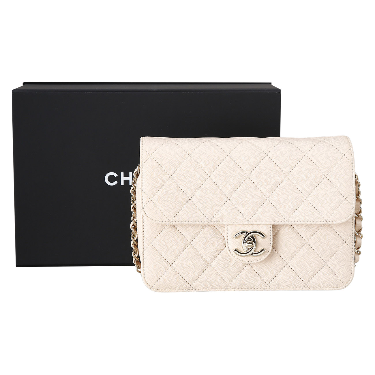 CHANEL(USED)샤넬 AS3003 시즌 크루즈 컬렉션 스몰 플랩백(핑크베이지)
