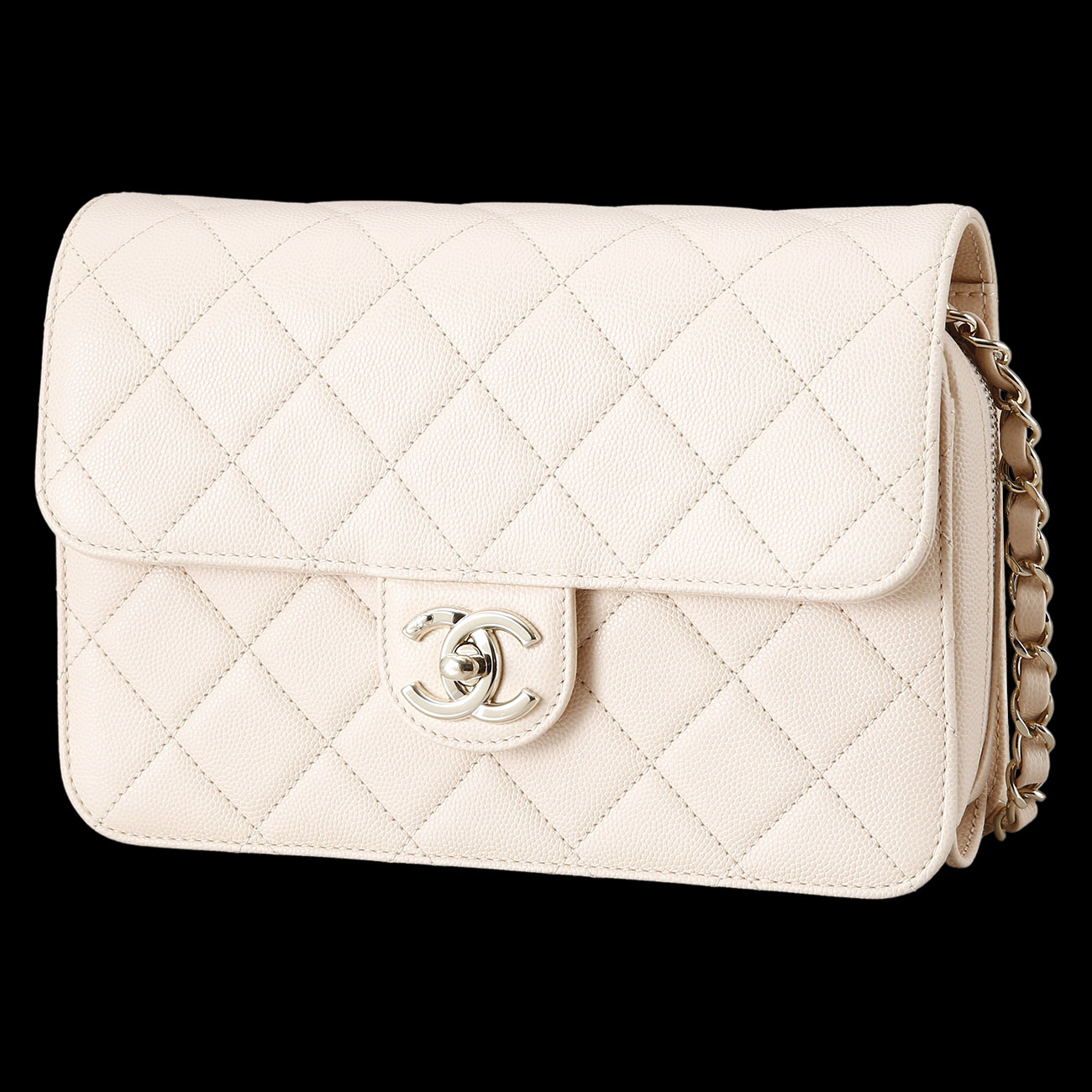 CHANEL(USED)샤넬 AS3003 시즌 크루즈 컬렉션 스몰 플랩백(핑크베이지)