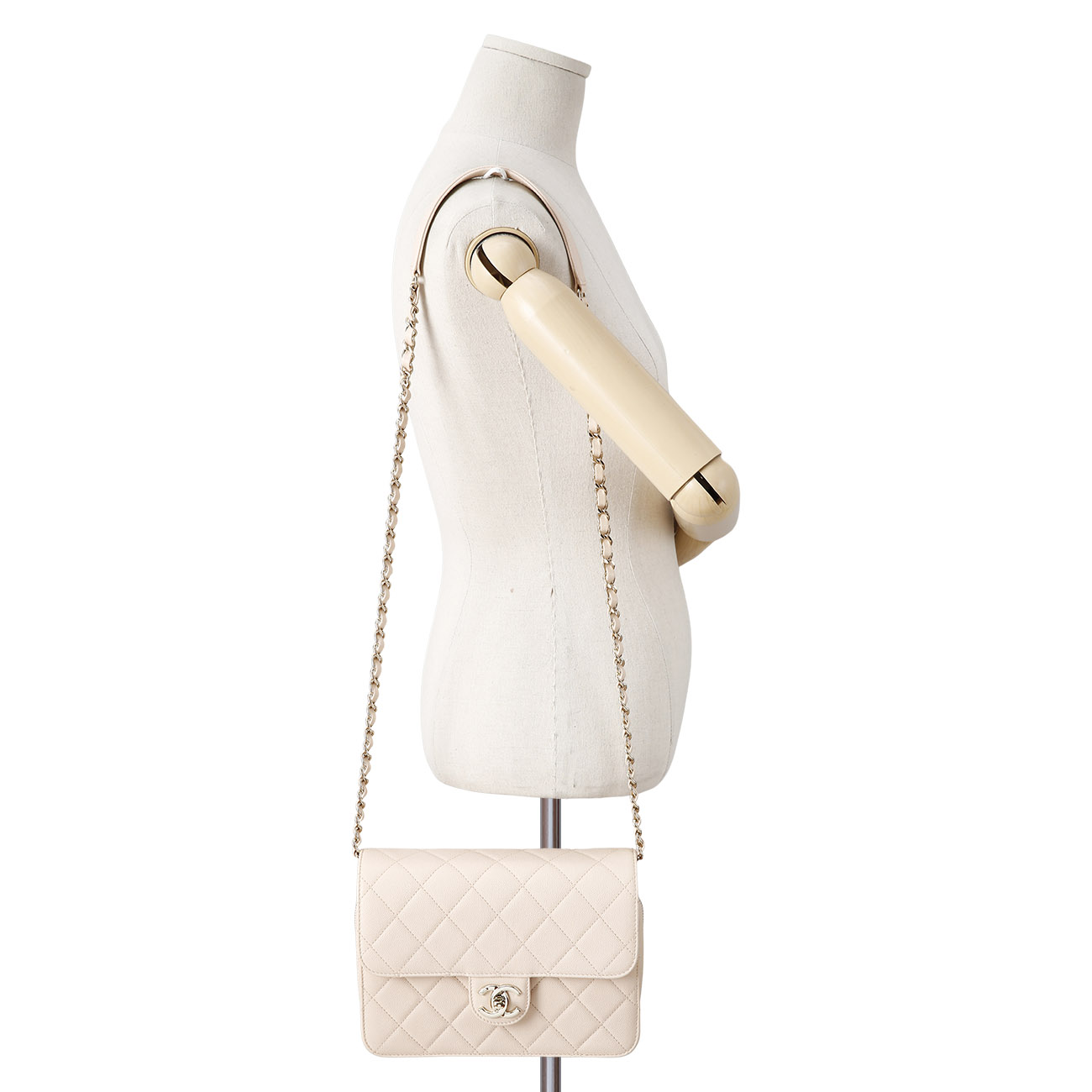CHANEL(USED)샤넬 AS3003 시즌 크루즈 컬렉션 스몰 플랩백(핑크베이지)