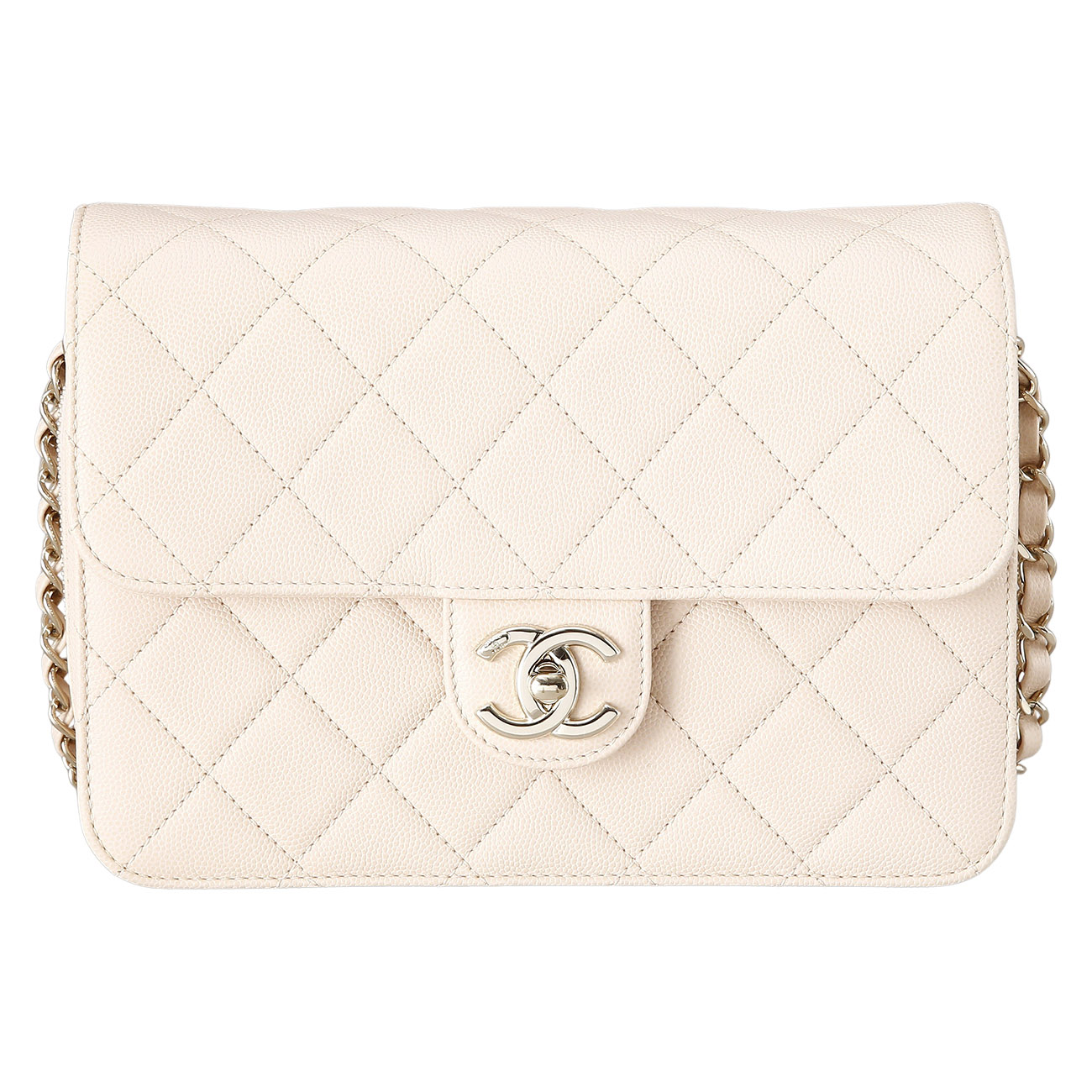 CHANEL(USED)샤넬 AS3003 시즌 크루즈 컬렉션 스몰 플랩백(핑크베이지)