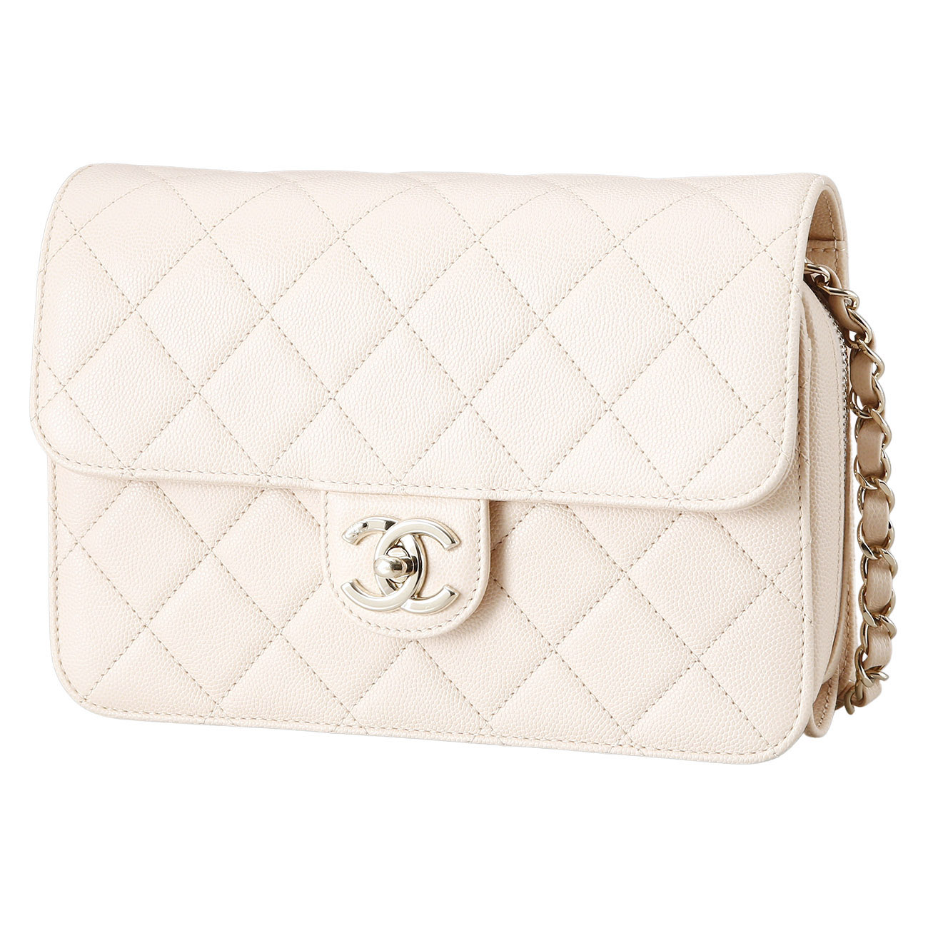 CHANEL(USED)샤넬 AS3003 시즌 크루즈 컬렉션 스몰 플랩백(핑크베이지)
