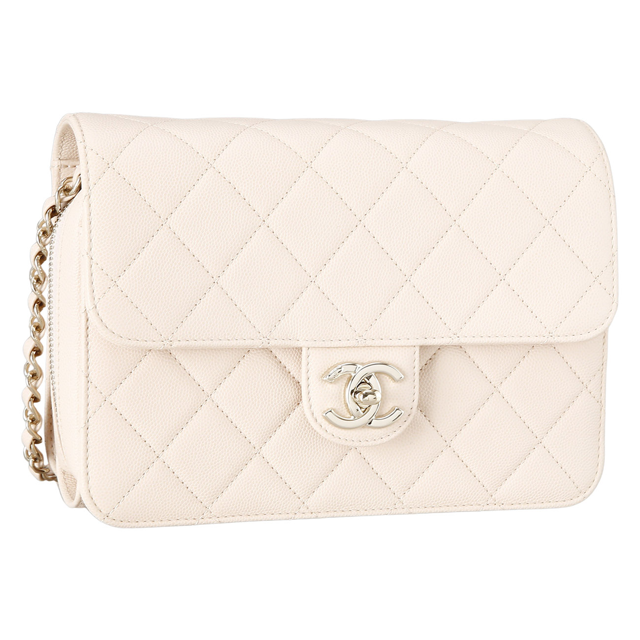CHANEL(USED)샤넬 AS3003 시즌 크루즈 컬렉션 스몰 플랩백(핑크베이지)