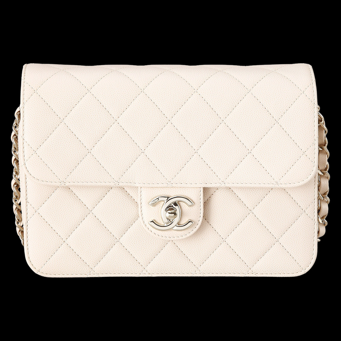 CHANEL(USED)샤넬 AS3003 시즌 크루즈 컬렉션 스몰 플랩백(핑크베이지)