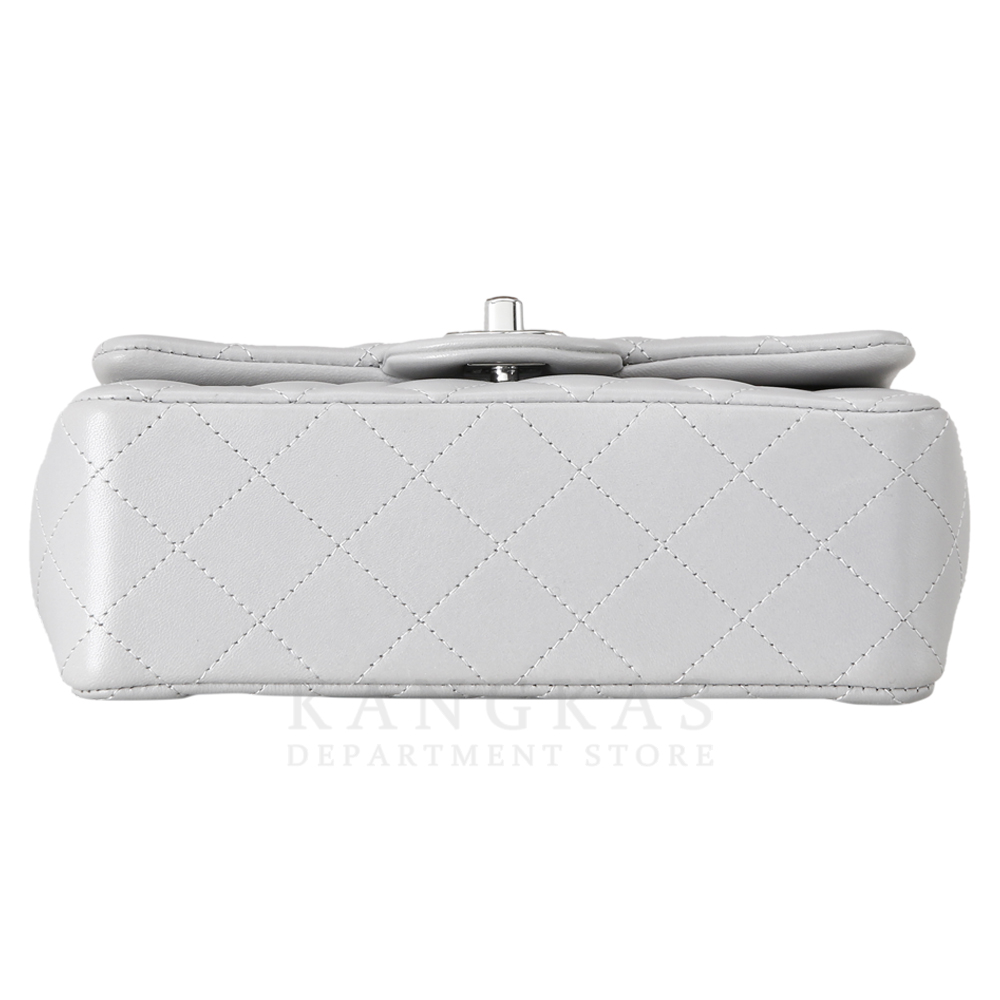 CHANEL(USED)샤넬 클래식 램스킨 뉴미니 그레이