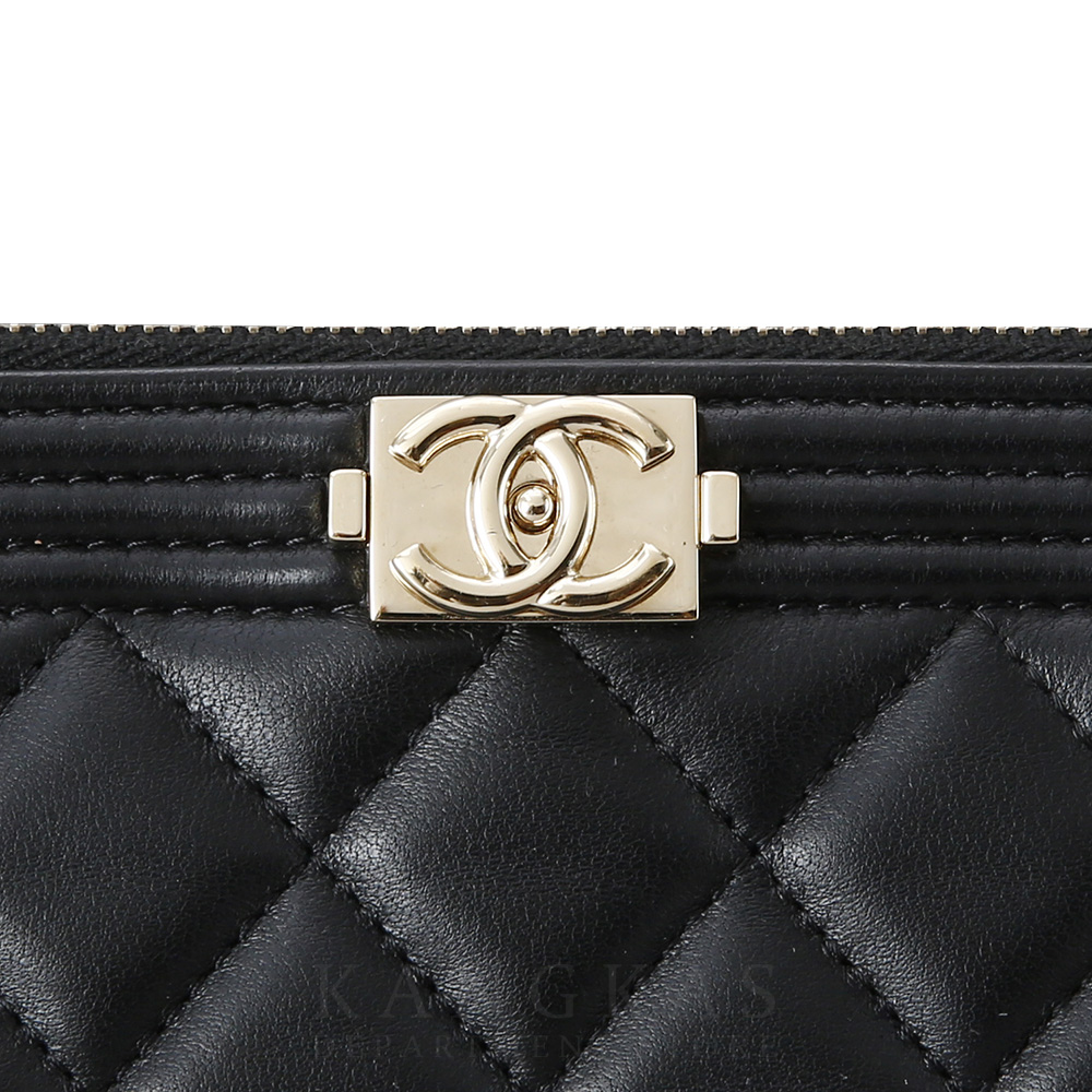 CHANEL(USED)샤넬 램스킨 보이샤넬 클러치 라지