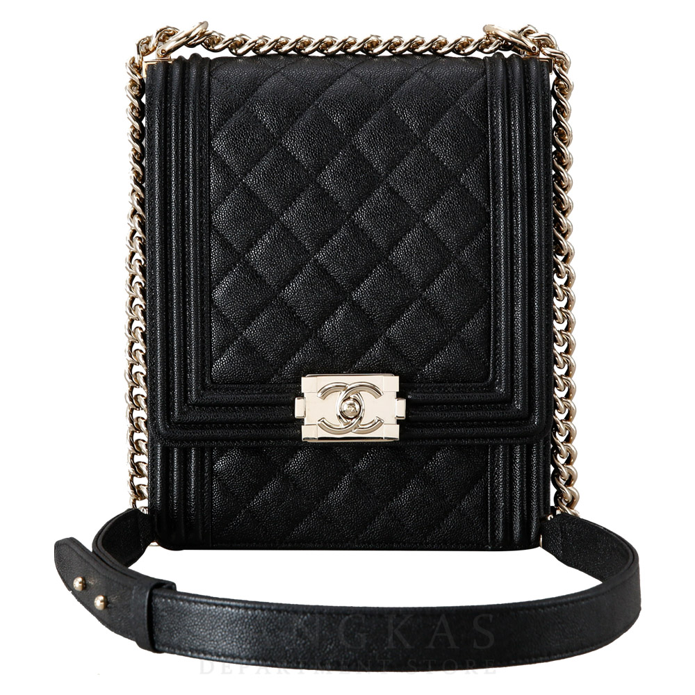 CHANEL(USED)샤넬 캐비어 보이샤넬 사첼백