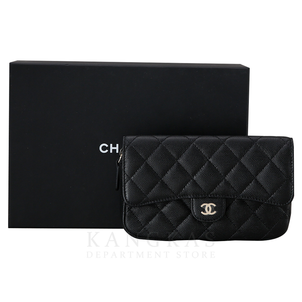 CHANEL(USED)샤넬 AP2096 클래식 더블 폰홀더 플랩 체인 WOC