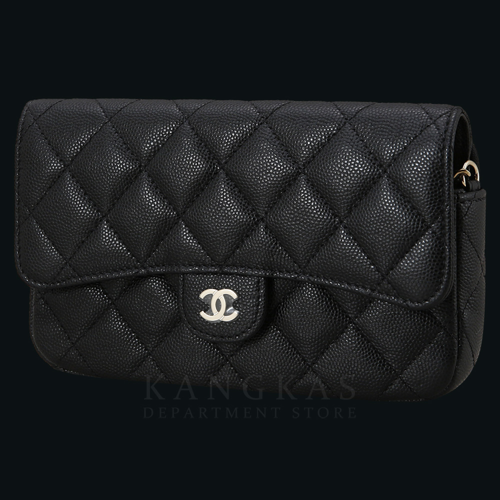 CHANEL(USED)샤넬 AP2096 클래식 더블 폰홀더 플랩 체인 WOC
