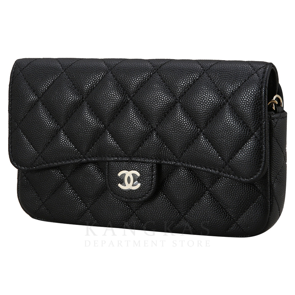 CHANEL(USED)샤넬 AP2096 클래식 더블 폰홀더 플랩 체인 WOC
