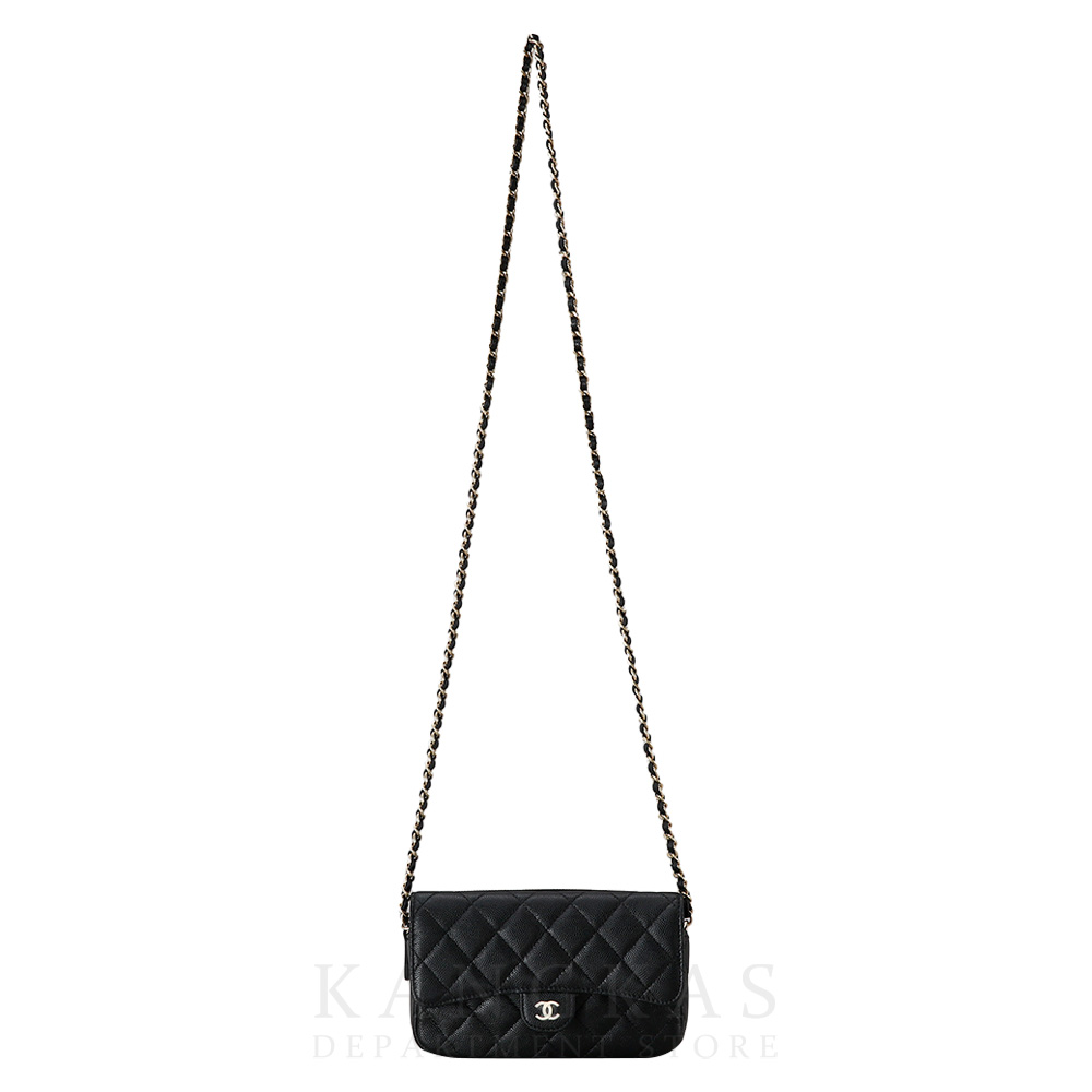 CHANEL(USED)샤넬 AP2096 클래식 더블 폰홀더 플랩 체인 WOC