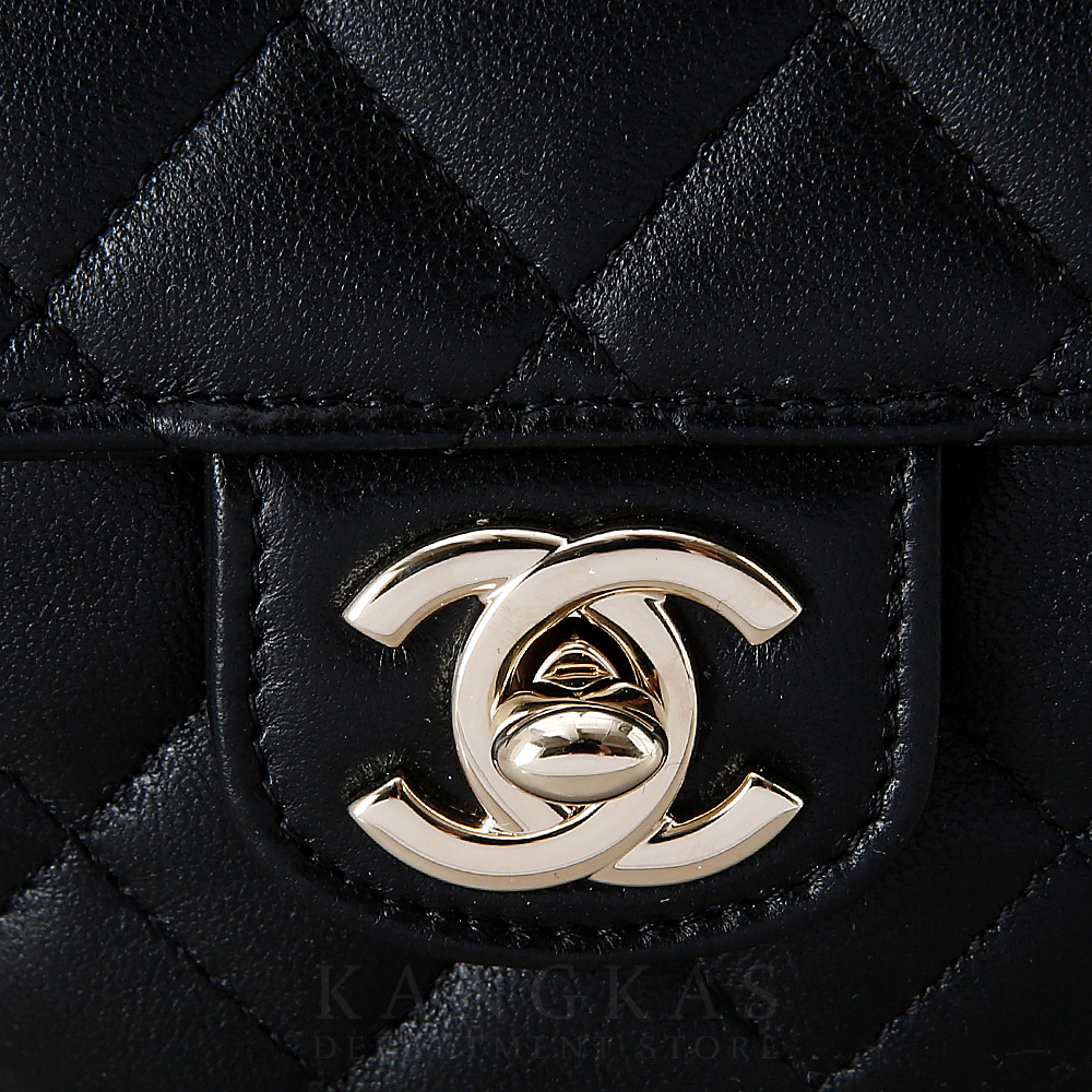 CHANEL(USED)샤넬 AP2784 램스킨 하트백 스몰