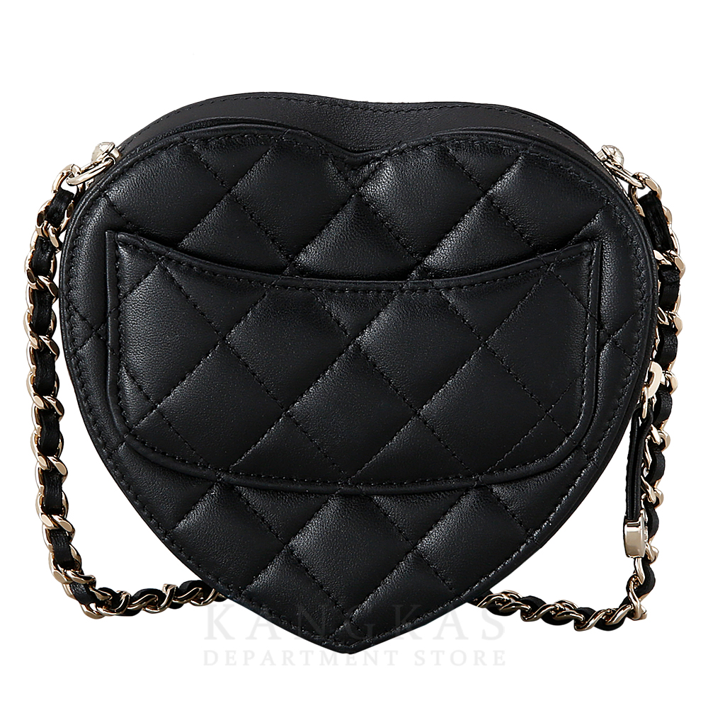 CHANEL(USED)샤넬 AP2784 램스킨 하트백 스몰
