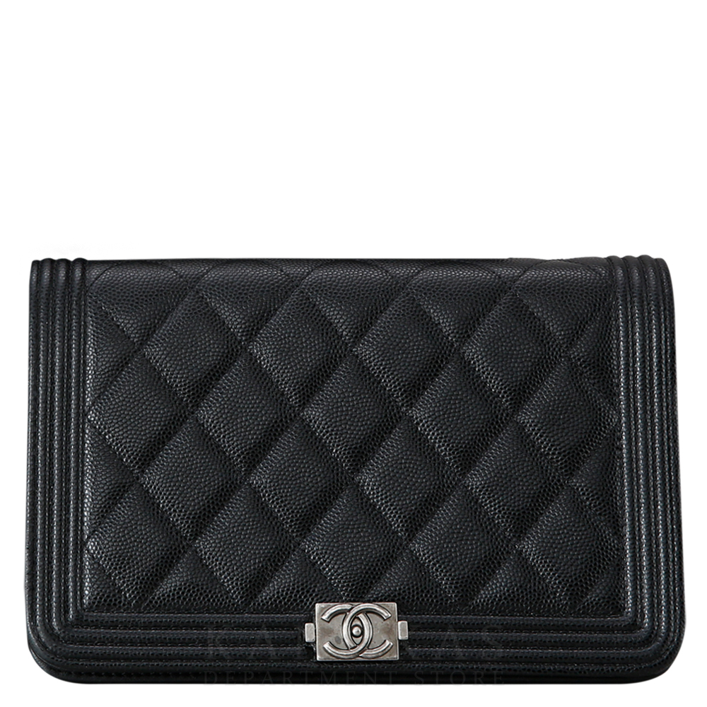 CHANEL(USED)샤넬 캐비어 보이샤넬 WOC