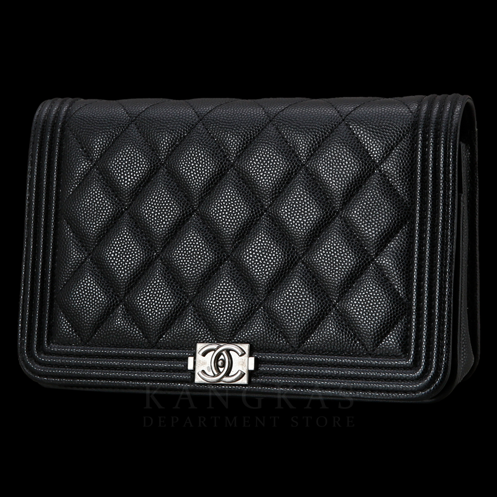 CHANEL(USED)샤넬 캐비어 보이샤넬 WOC