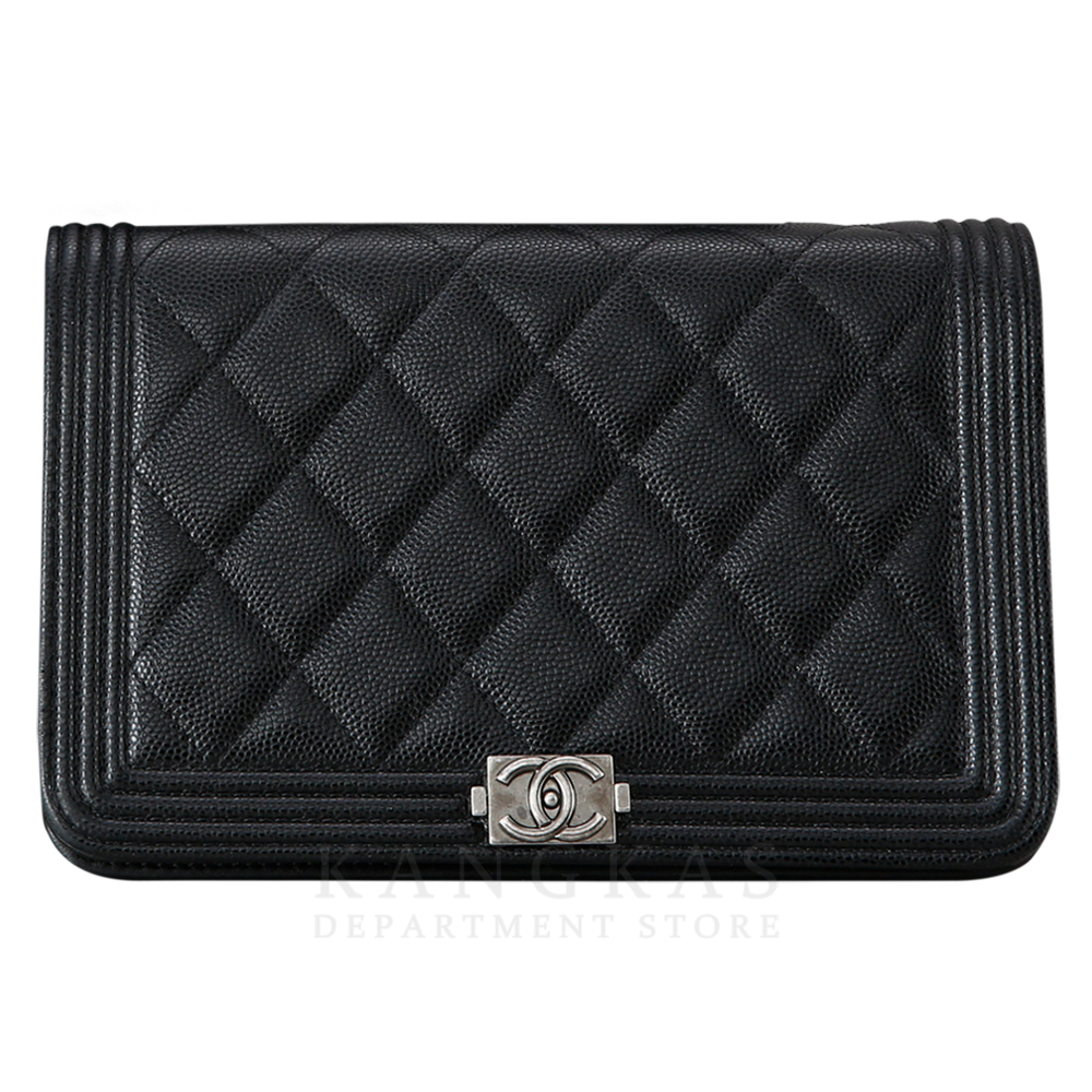 CHANEL(USED)샤넬 캐비어 보이샤넬 WOC