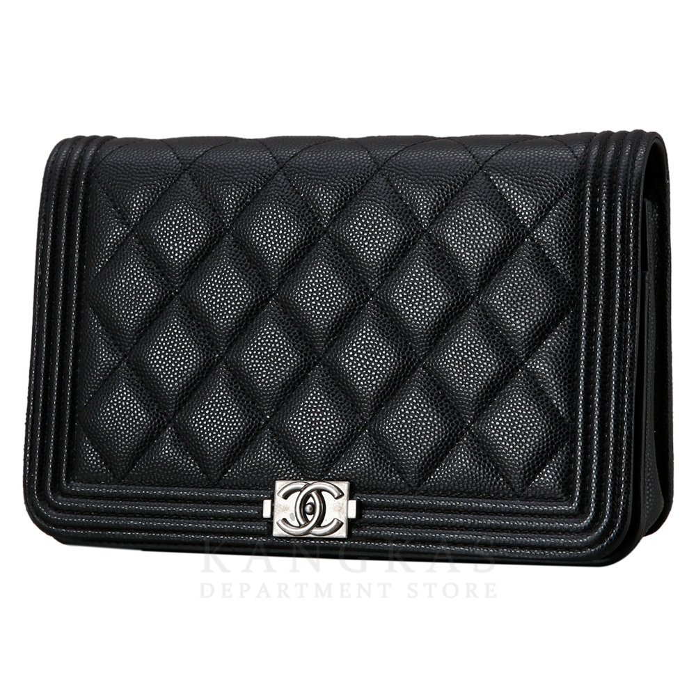 CHANEL(USED)샤넬 캐비어 보이샤넬 WOC
