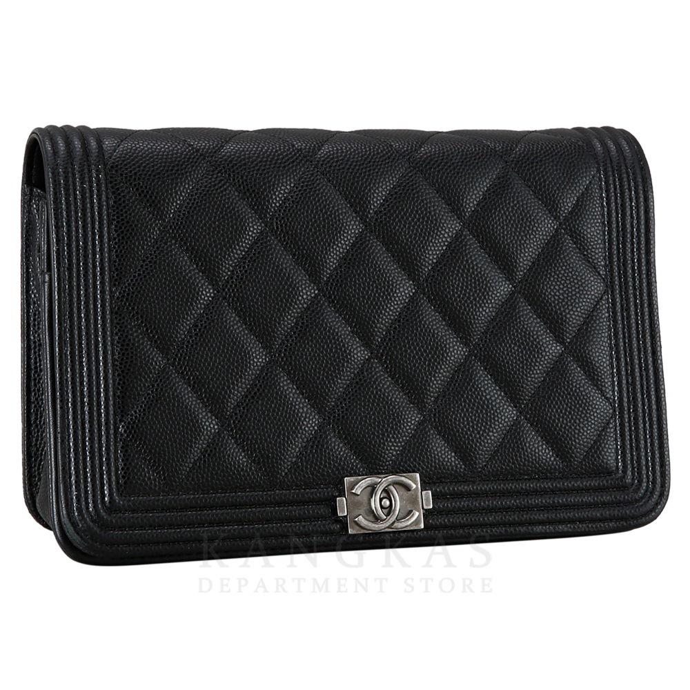 CHANEL(USED)샤넬 캐비어 보이샤넬 WOC