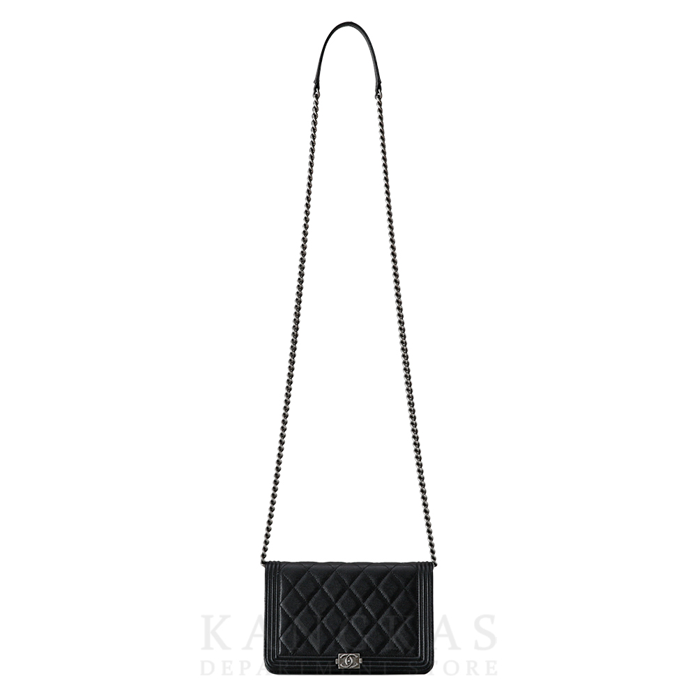 CHANEL(USED)샤넬 캐비어 보이샤넬 WOC