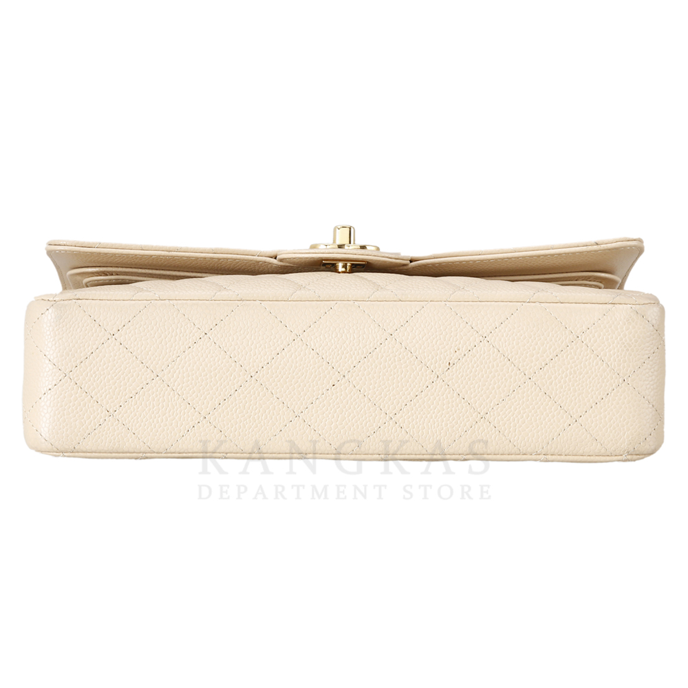 CHANEL(USED)샤넬 베이지 클래식 미듐 플랩백 @@@@@