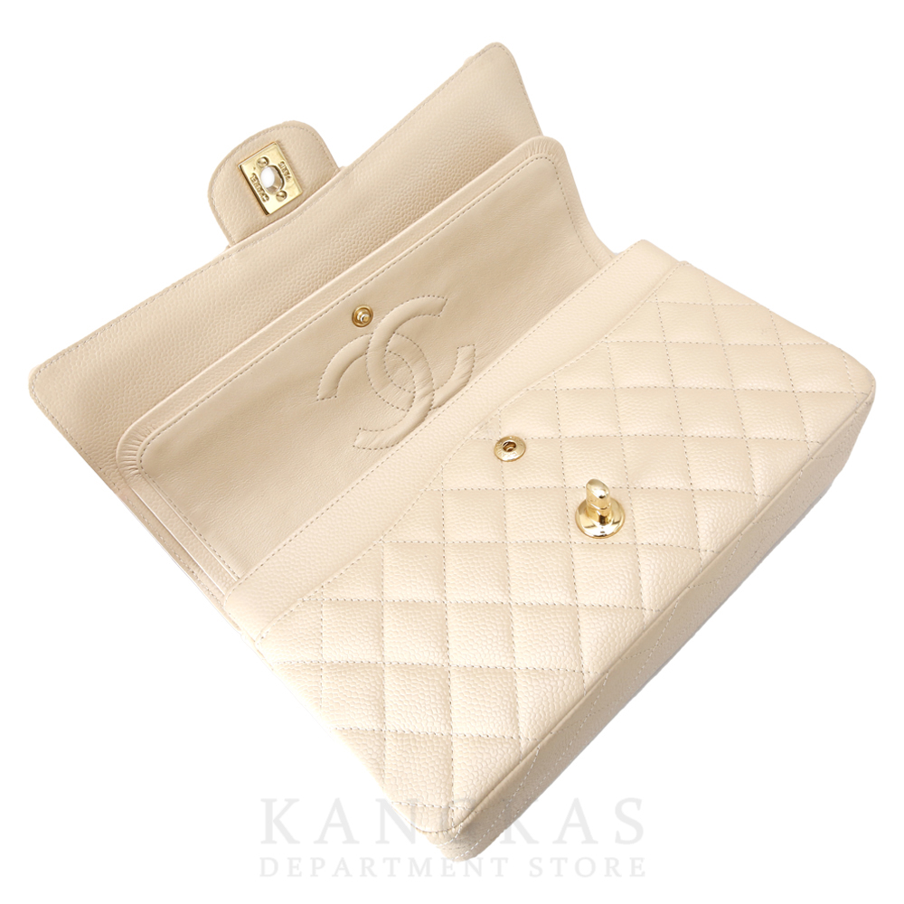 CHANEL(USED)샤넬 베이지 클래식 미듐 플랩백 @@@@@