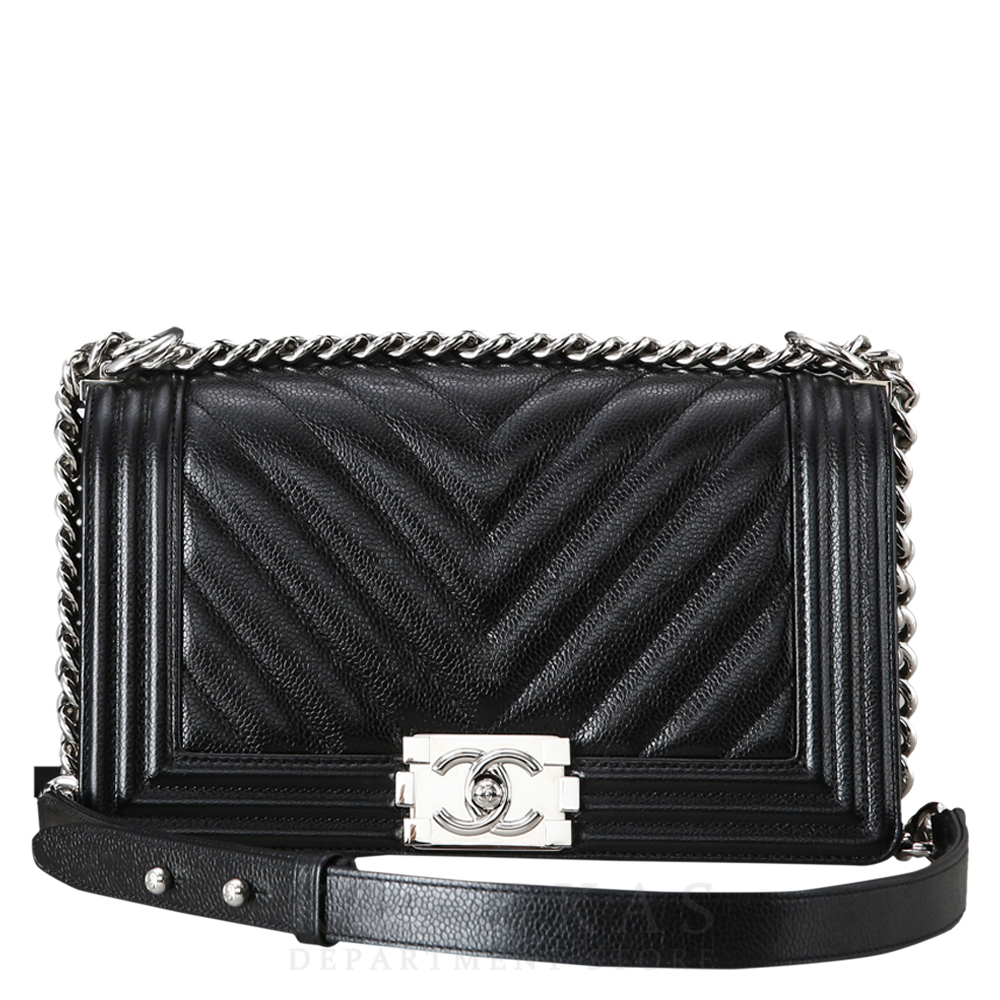 CHANEL(USED)샤넬 보이샤넬 쉐브론 미듐