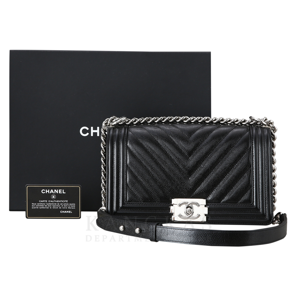 CHANEL(USED)샤넬 보이샤넬 쉐브론 미듐