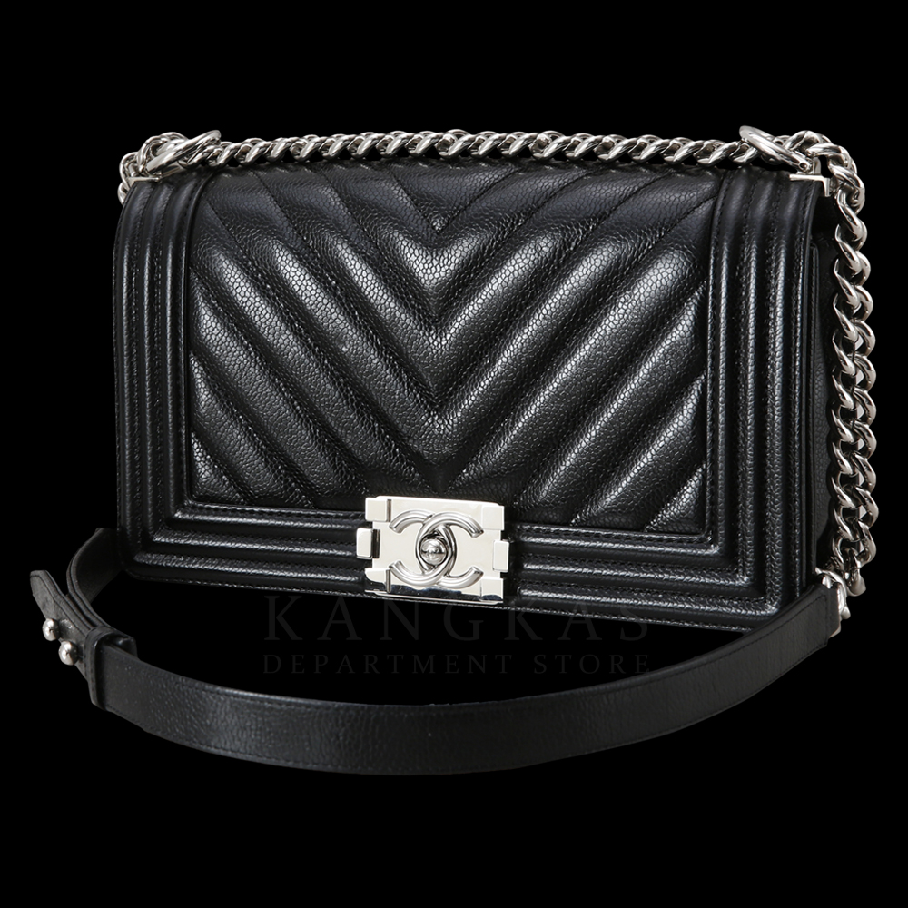 CHANEL(USED)샤넬 보이샤넬 쉐브론 미듐