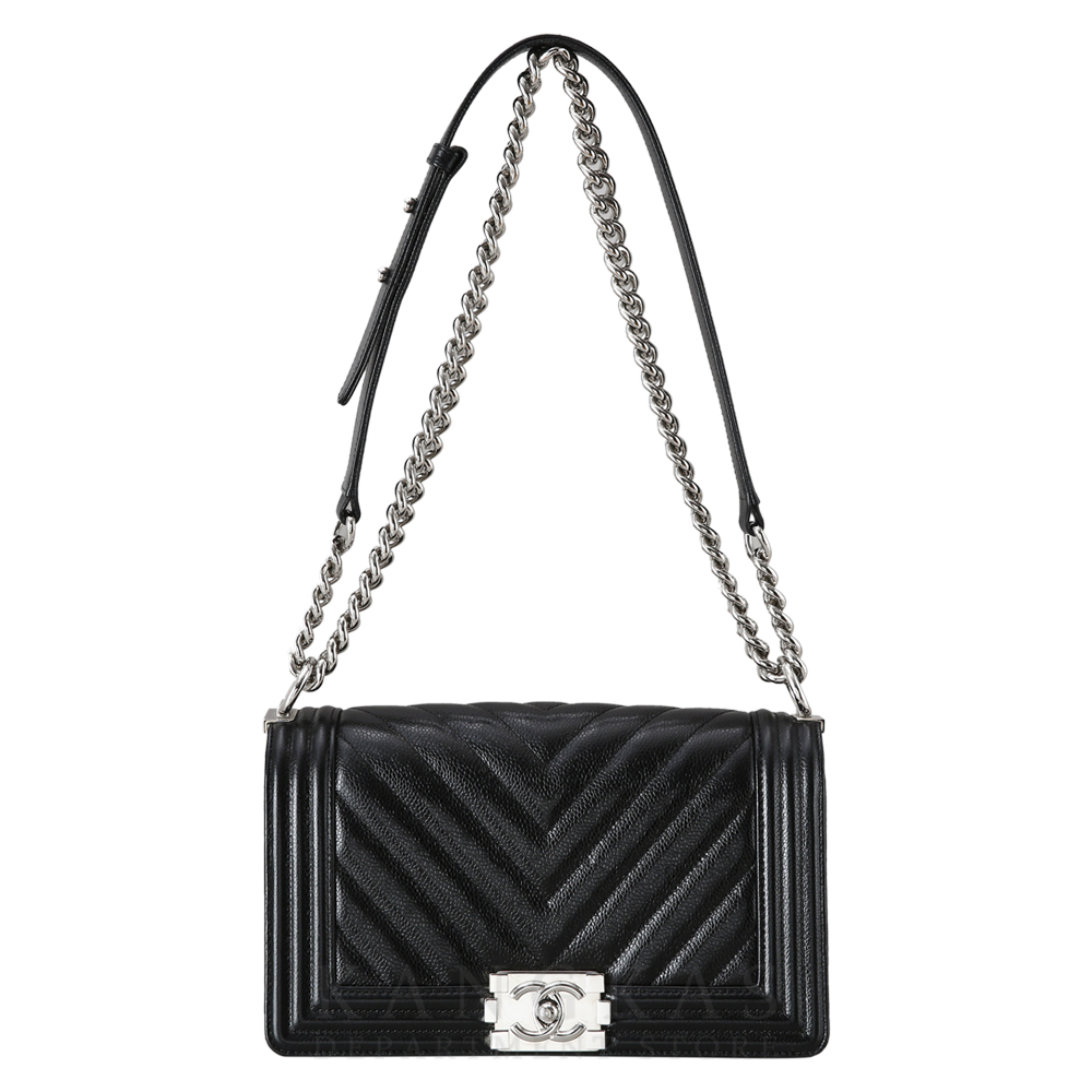 CHANEL(USED)샤넬 보이샤넬 쉐브론 미듐