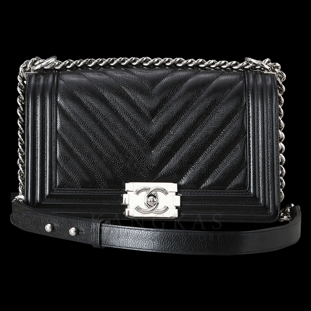 CHANEL(USED)샤넬 보이샤넬 쉐브론 미듐