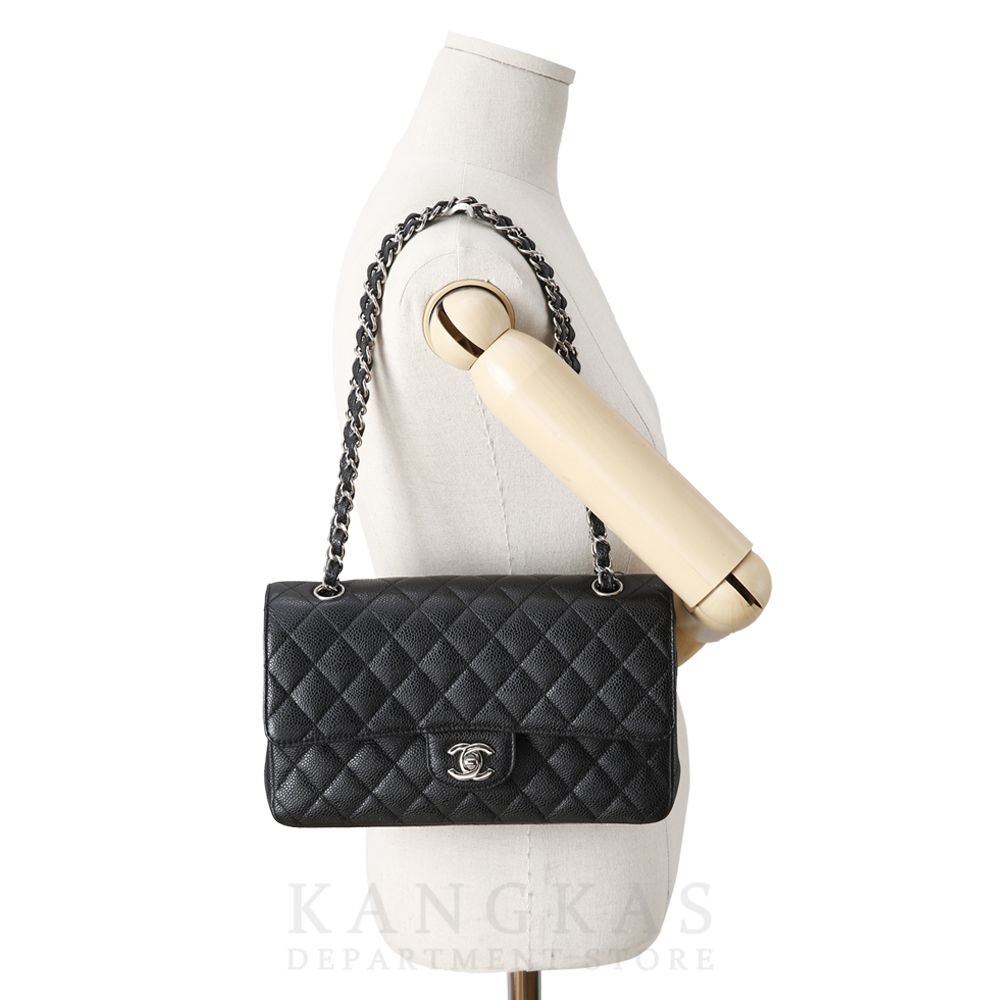 CHANEL(USED)샤넬 클래식 캐비어 미듐