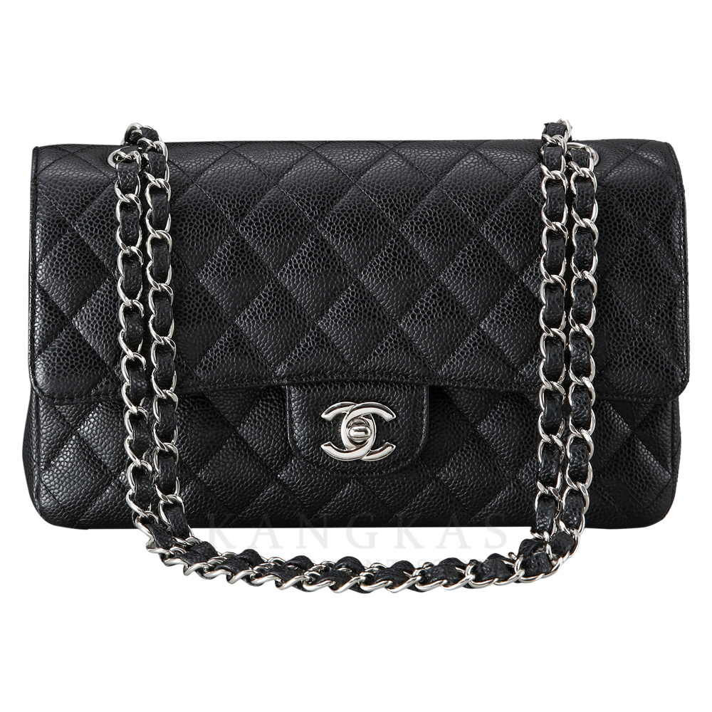 CHANEL(USED)샤넬 클래식 캐비어 미듐