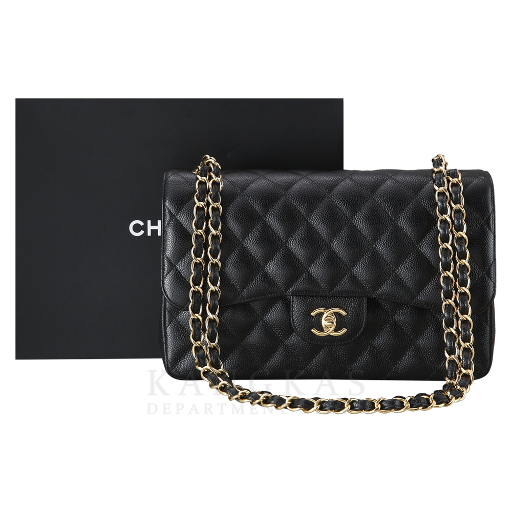 CHANEL(USED)샤넬 캐비어 클래식 라지 플랩백