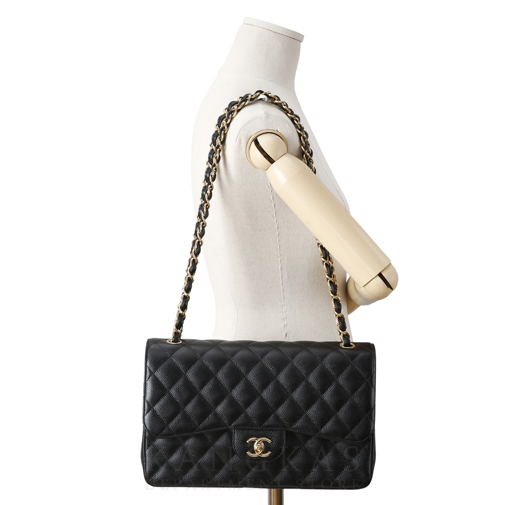 CHANEL(USED)샤넬 캐비어 클래식 라지 플랩백
