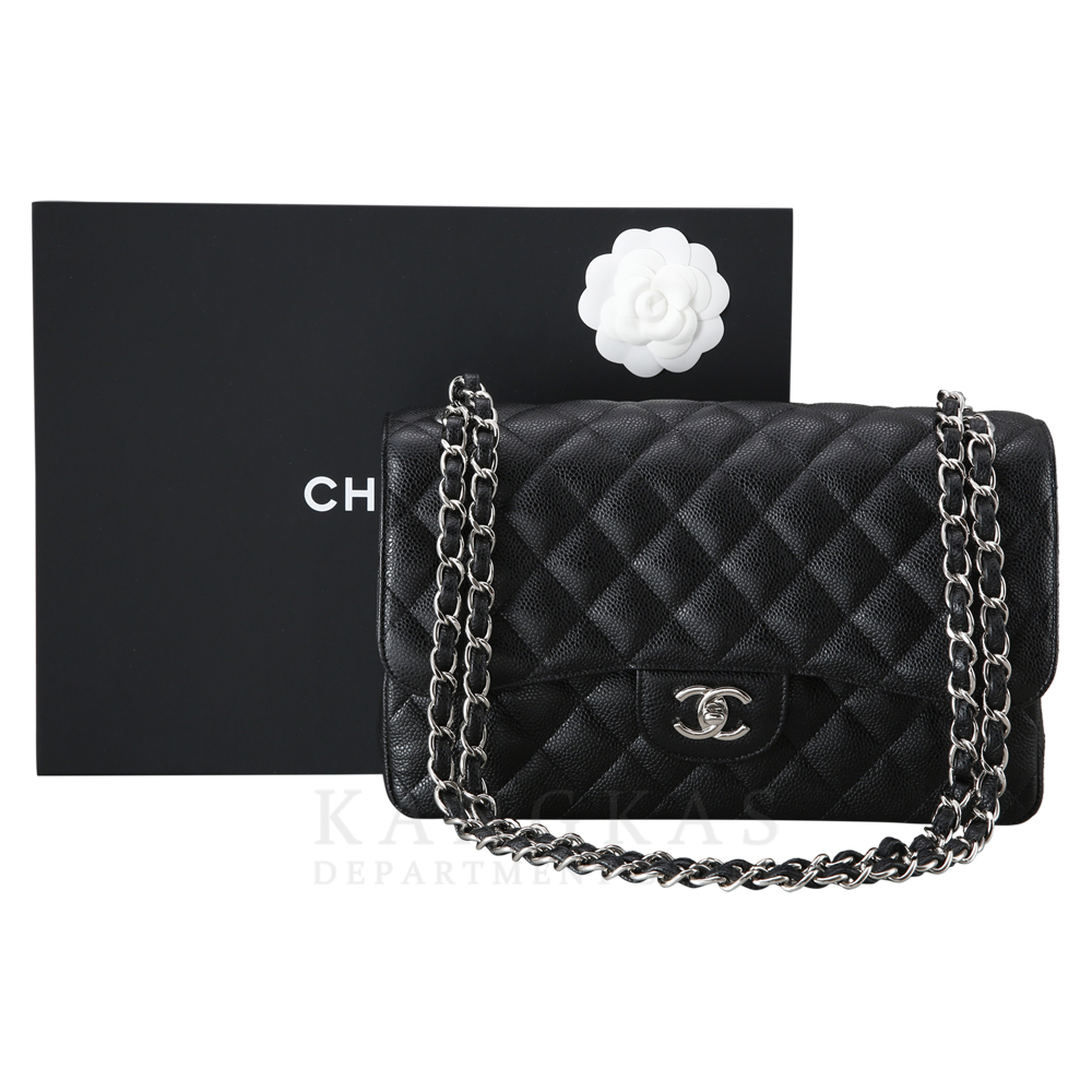 CHANEL(USED)샤넬 캐비어 클래식 라지 플랩백