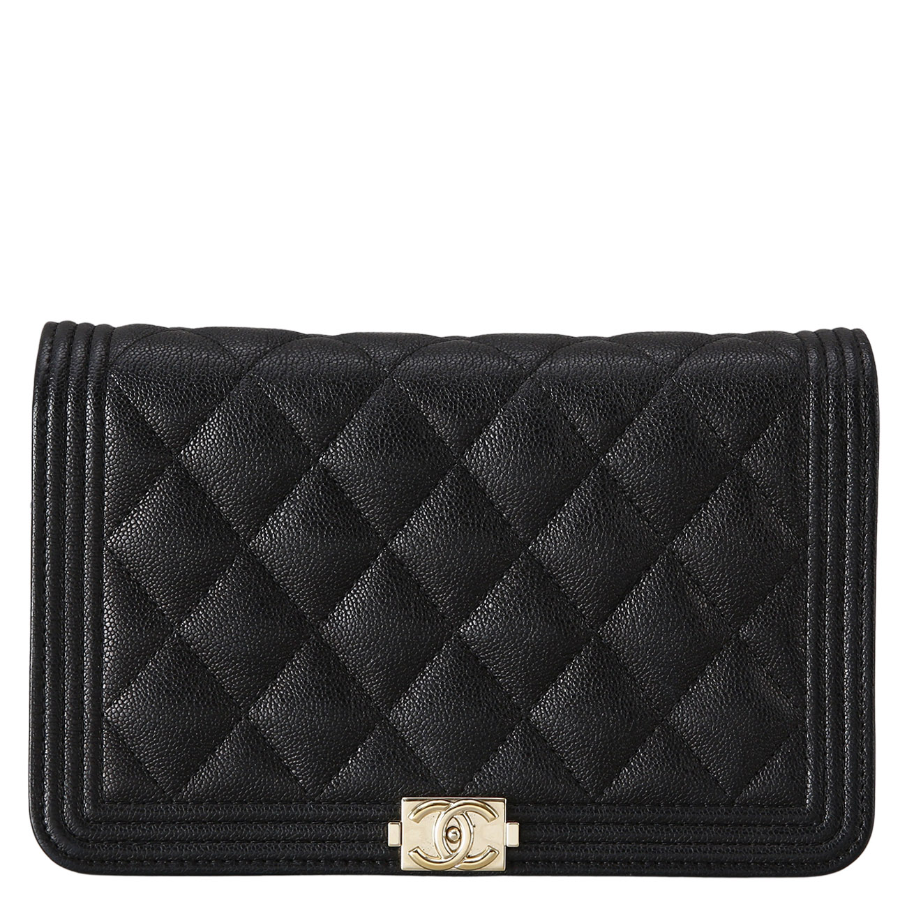 CHANEL(USED)샤넬 캐비어 보이샤넬 WOC