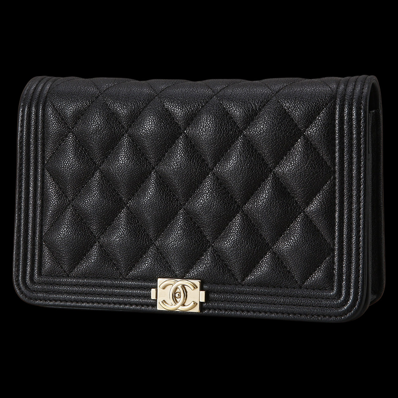 CHANEL(USED)샤넬 캐비어 보이샤넬 WOC