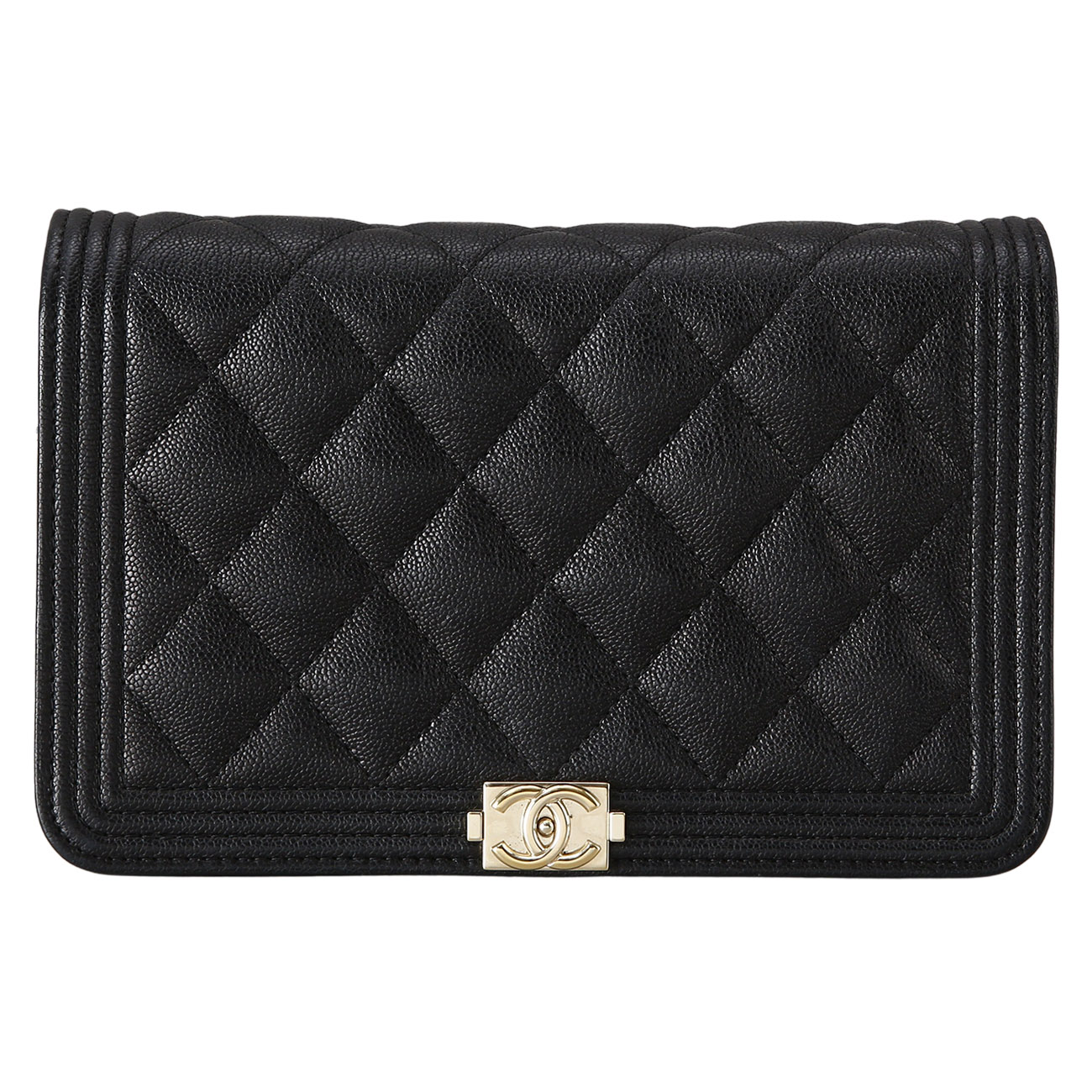 CHANEL(USED)샤넬 캐비어 보이샤넬 WOC