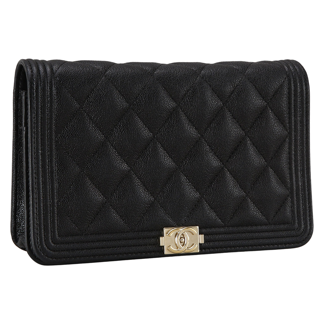 CHANEL(USED)샤넬 캐비어 보이샤넬 WOC