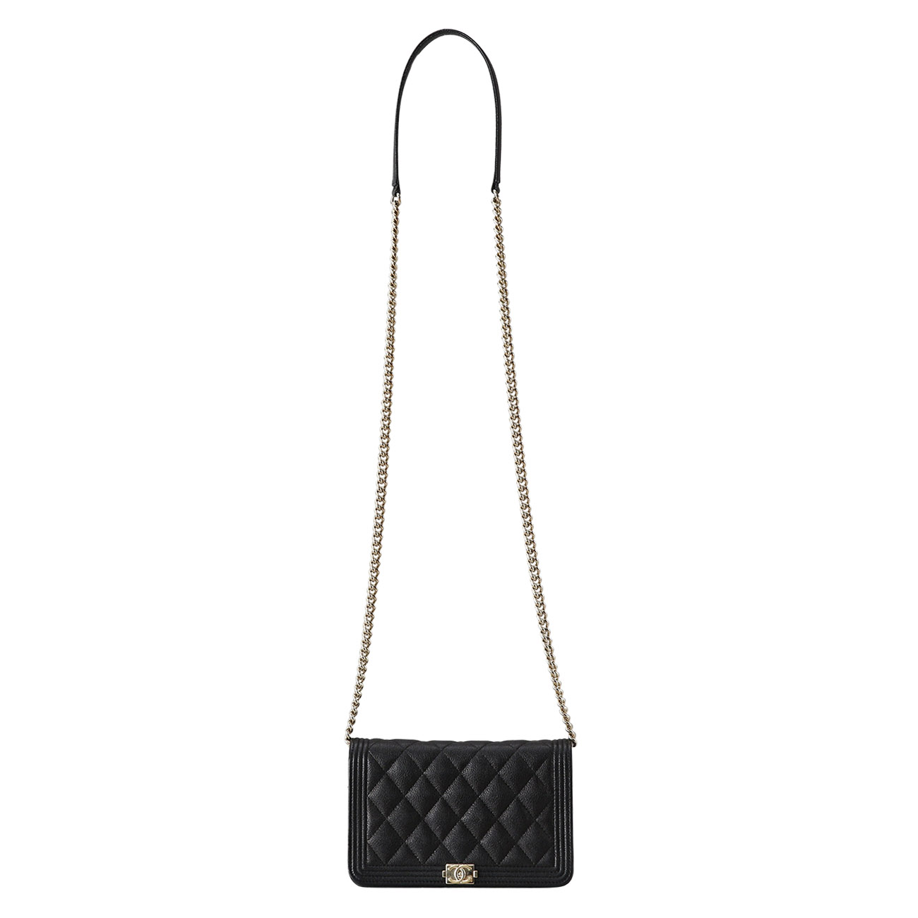 CHANEL(USED)샤넬 캐비어 보이샤넬 WOC