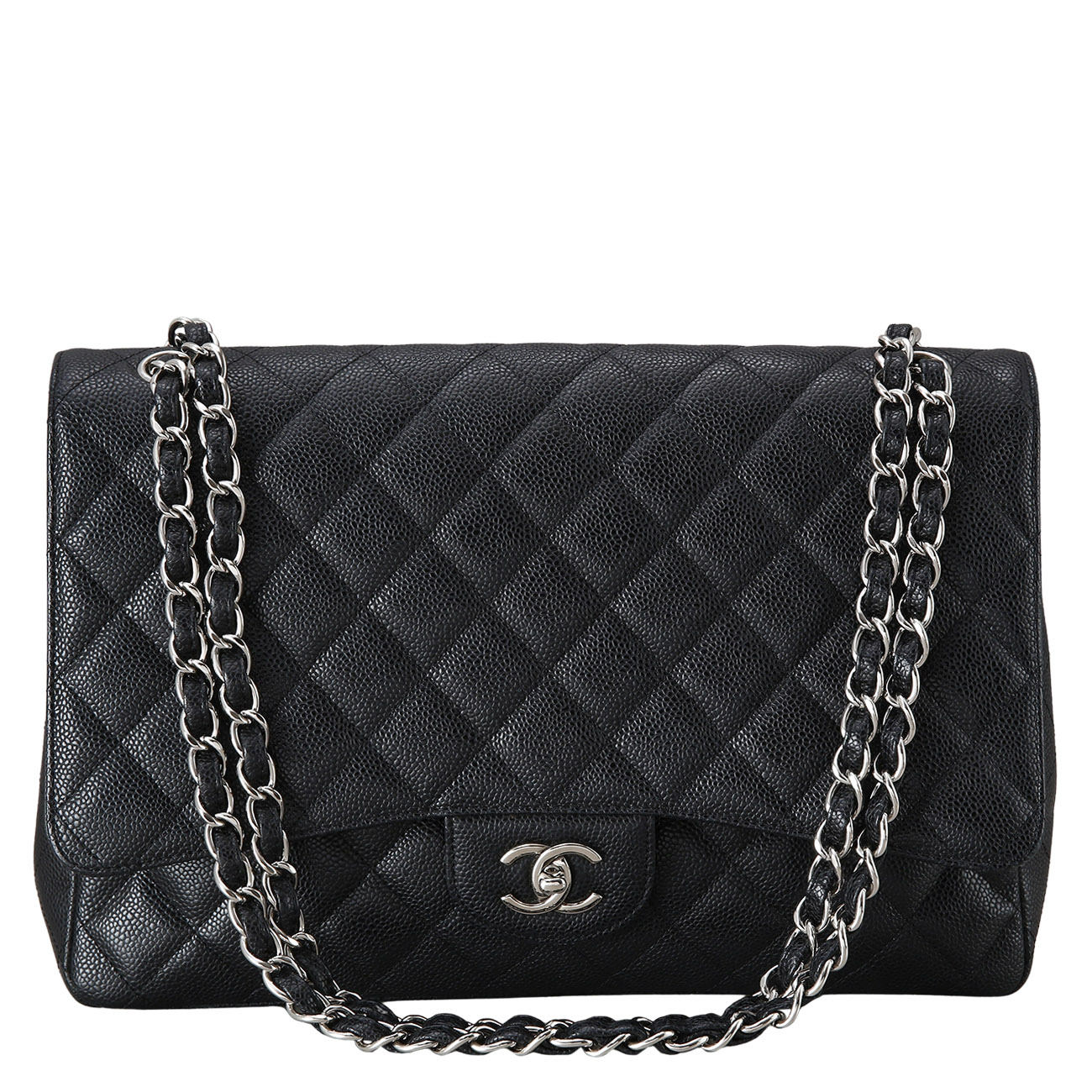CHANEL(USED)샤넬 캐비어 클래식 맥시 플랩백