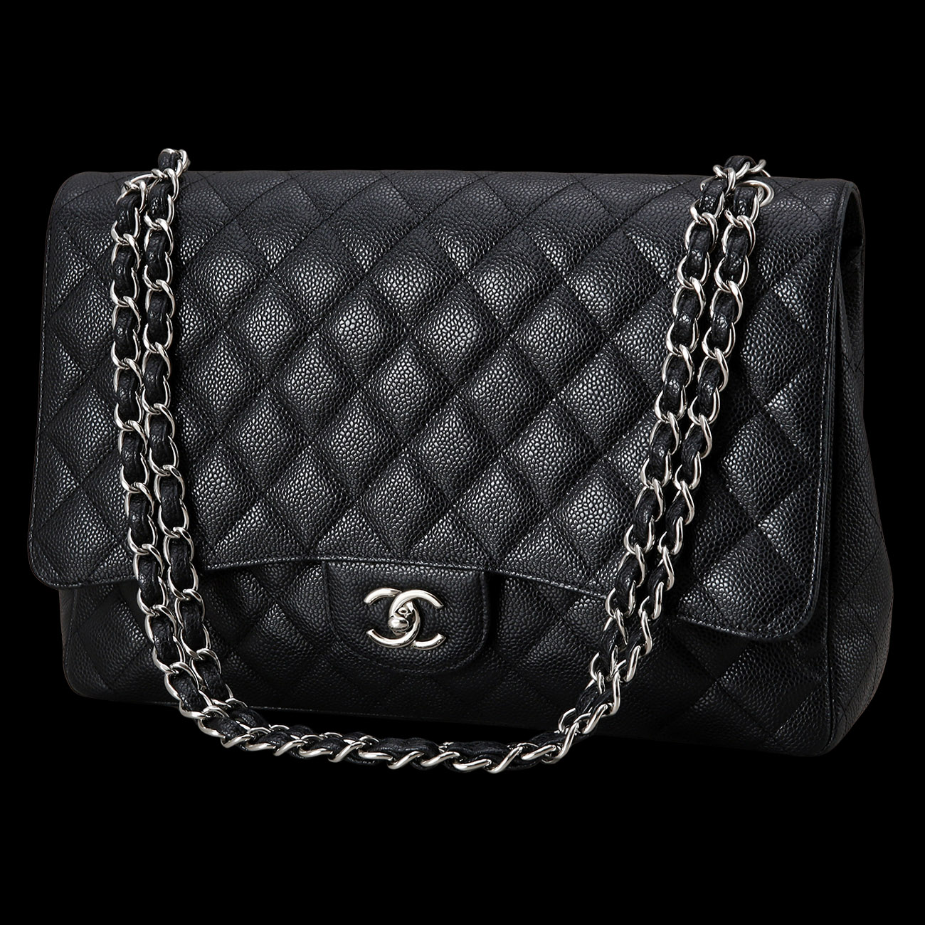 CHANEL(USED)샤넬 캐비어 클래식 맥시 플랩백