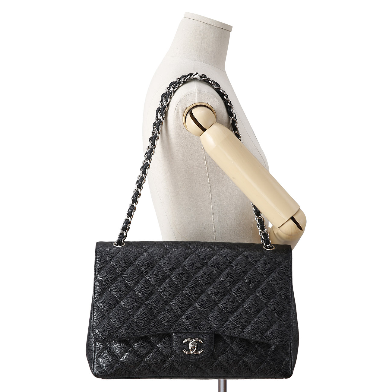CHANEL(USED)샤넬 캐비어 클래식 맥시 플랩백