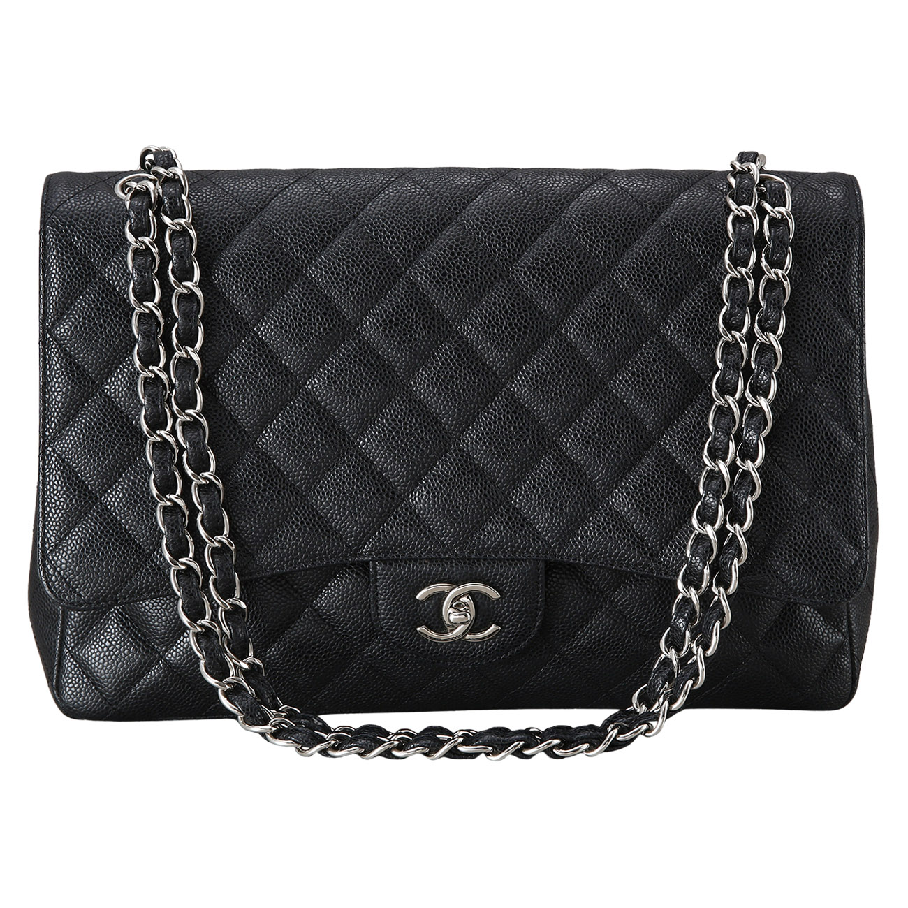 CHANEL(USED)샤넬 캐비어 클래식 맥시 플랩백