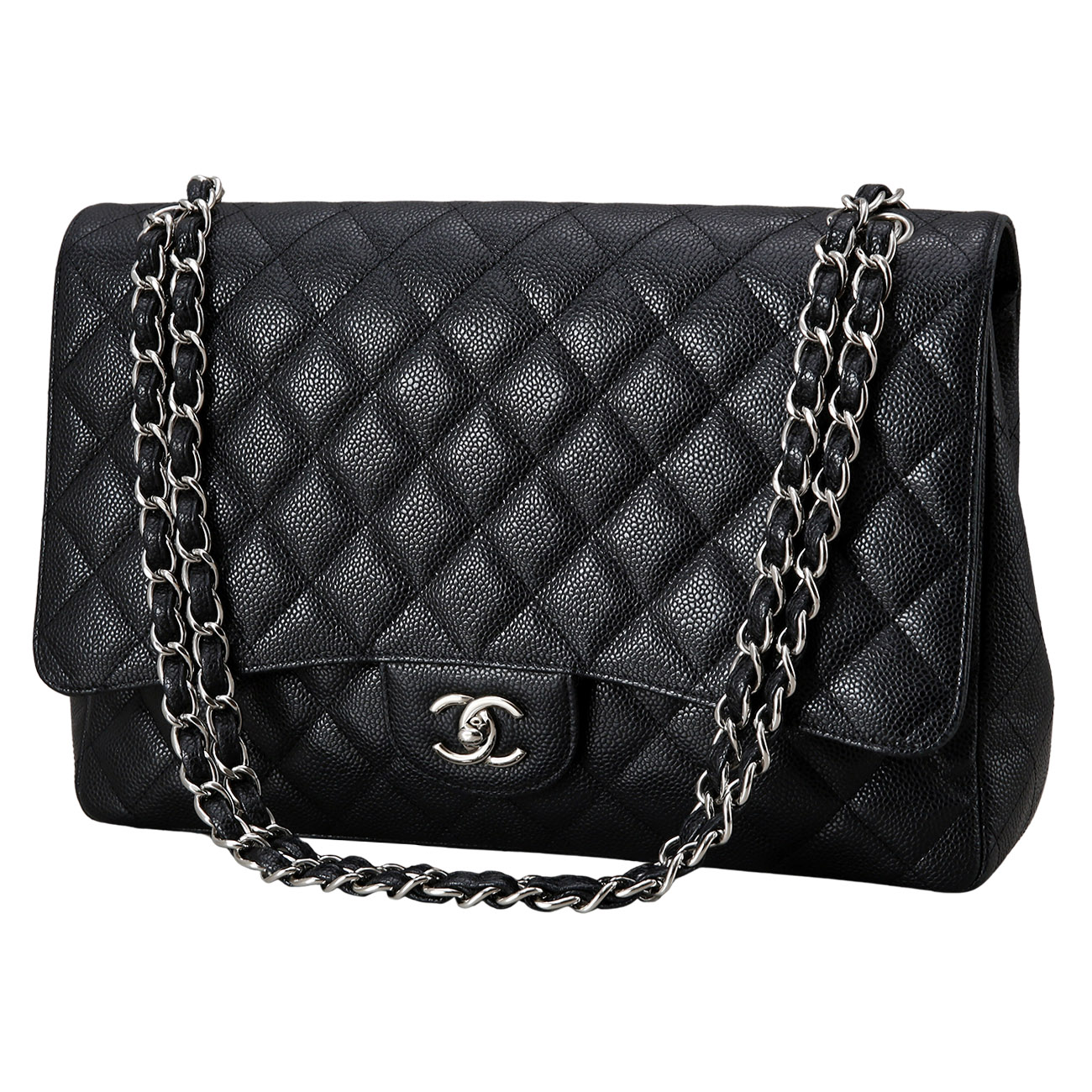 CHANEL(USED)샤넬 캐비어 클래식 맥시 플랩백