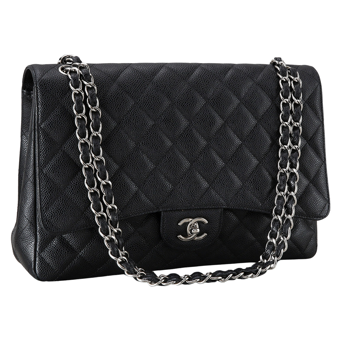 CHANEL(USED)샤넬 캐비어 클래식 맥시 플랩백