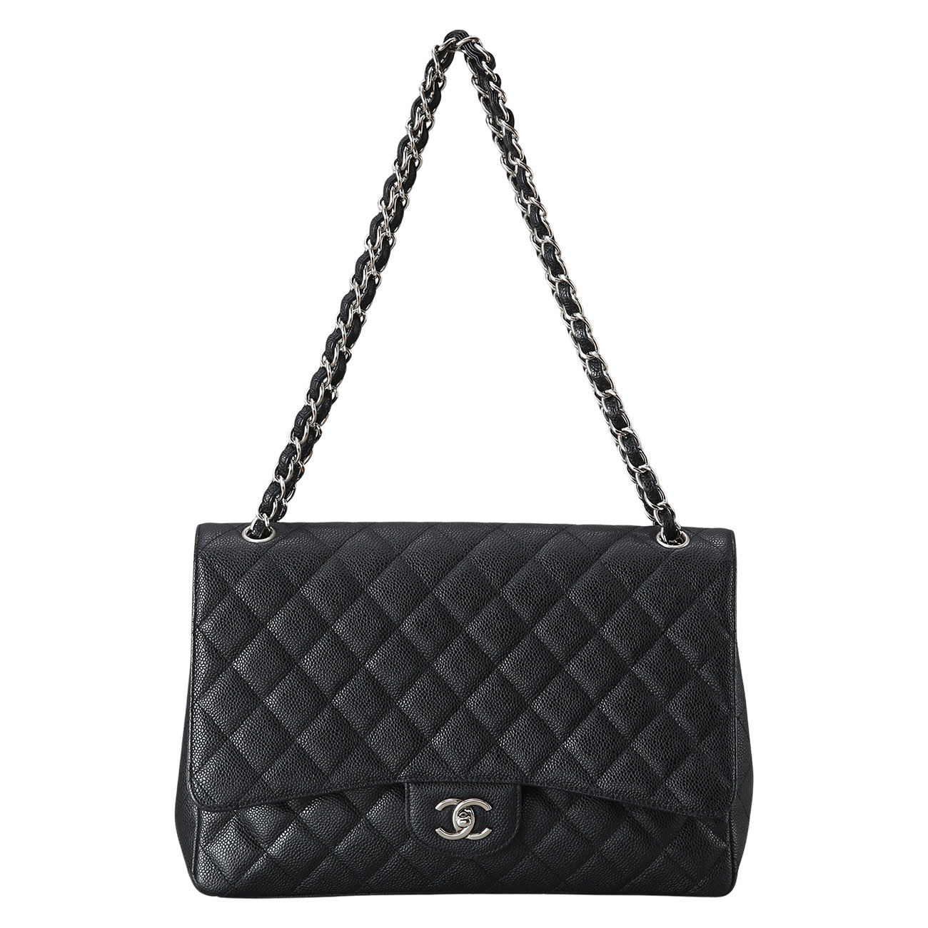 CHANEL(USED)샤넬 캐비어 클래식 맥시 플랩백