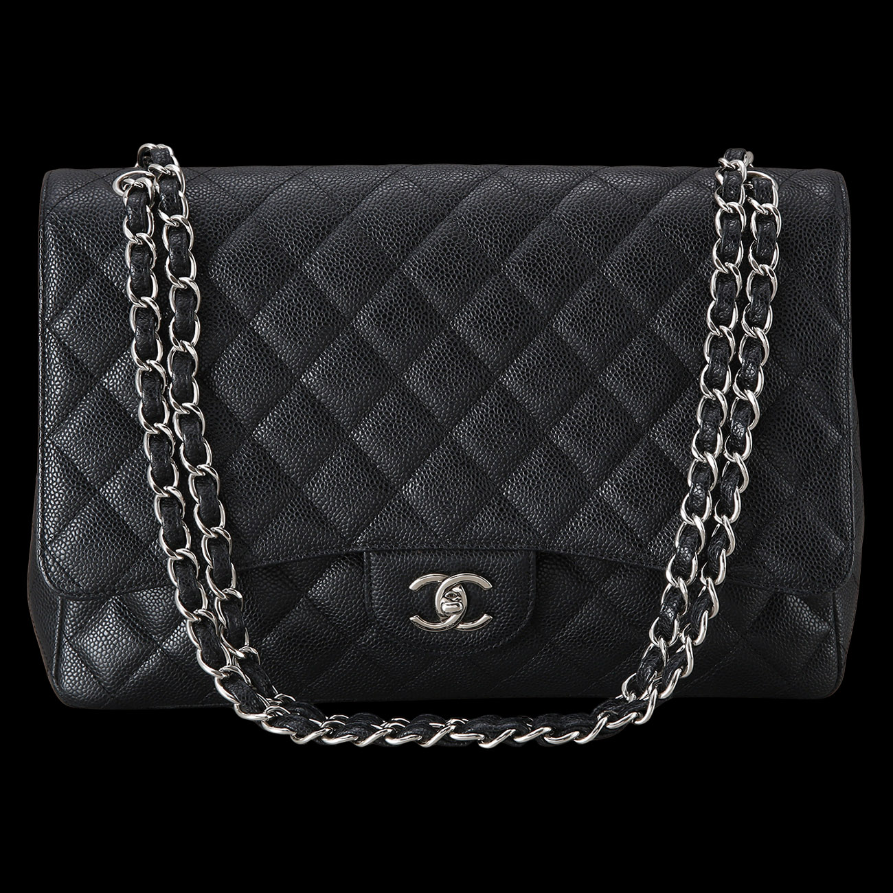 CHANEL(USED)샤넬 캐비어 클래식 맥시 플랩백