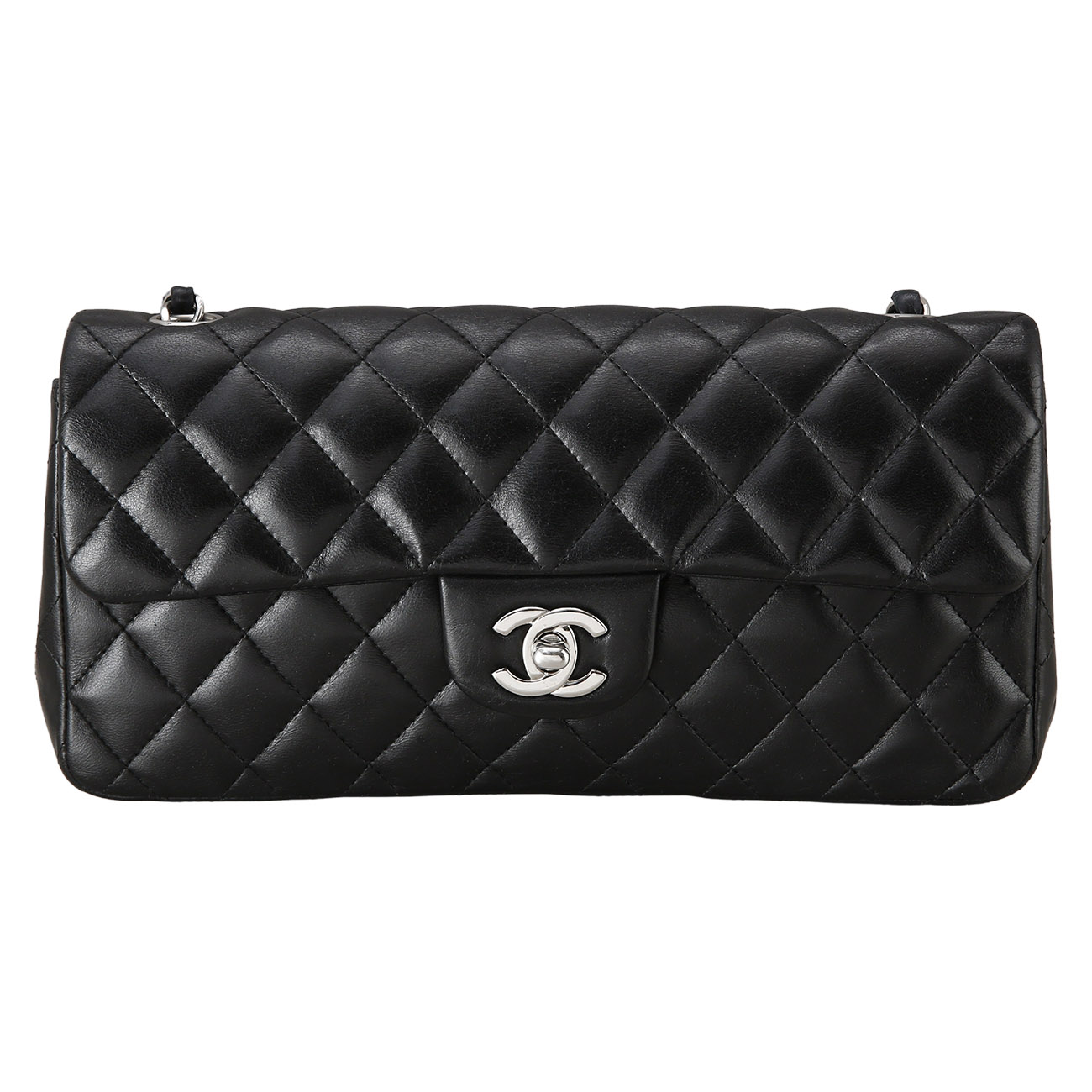 CHANEL(USED)샤넬 레더 바게트백