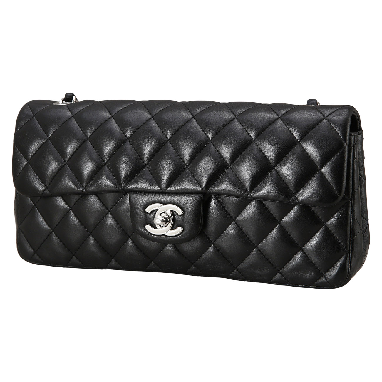 CHANEL(USED)샤넬 레더 바게트백